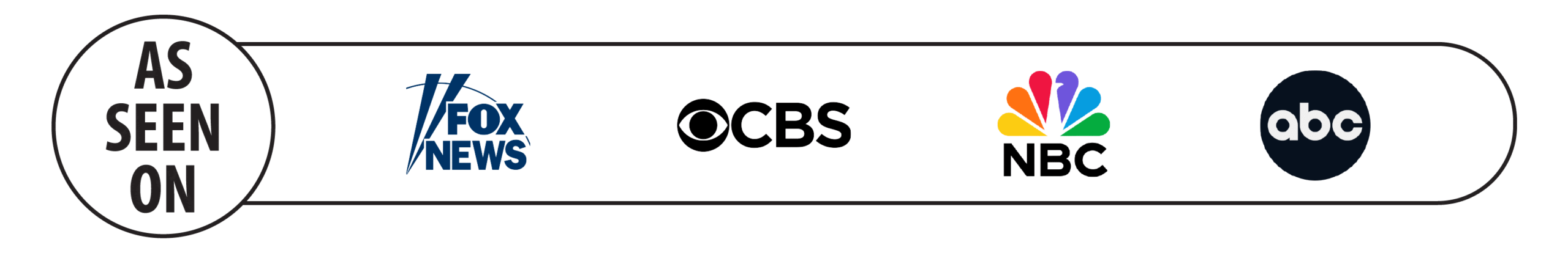As seen on FOX News, CBS, NBC and ABC